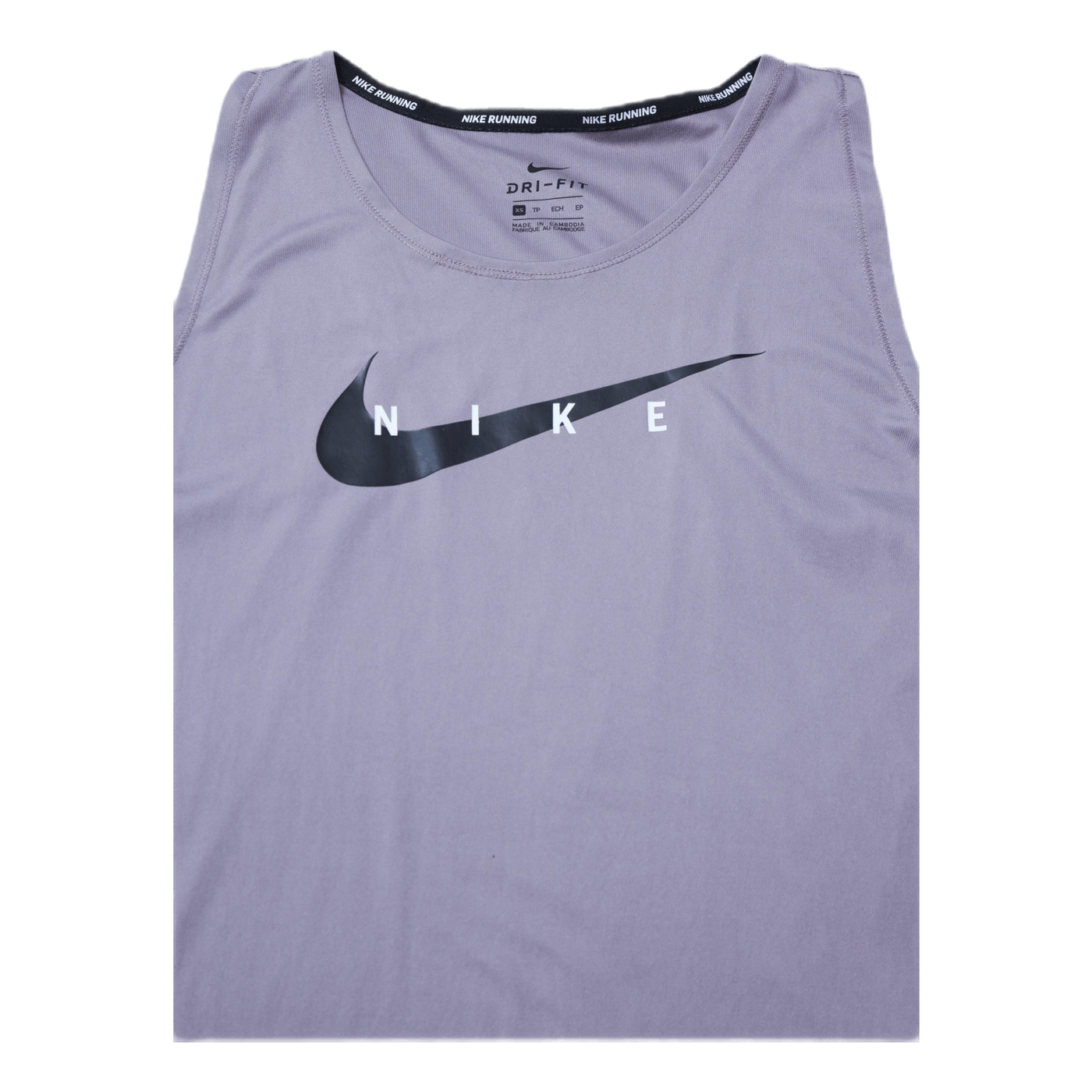 Swoosh Running Tank Purple/Silver