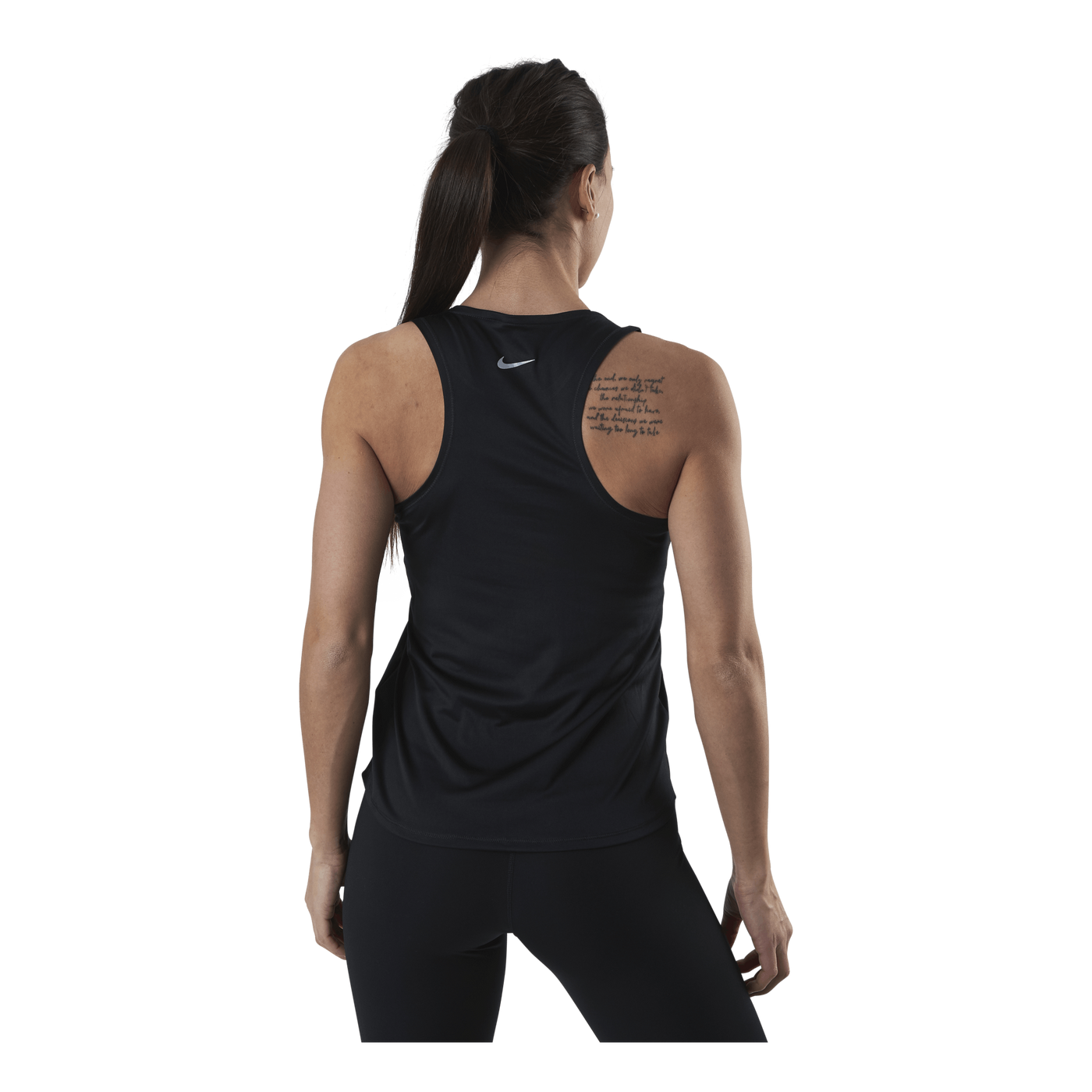 Swoosh Running Tank Black/Silver