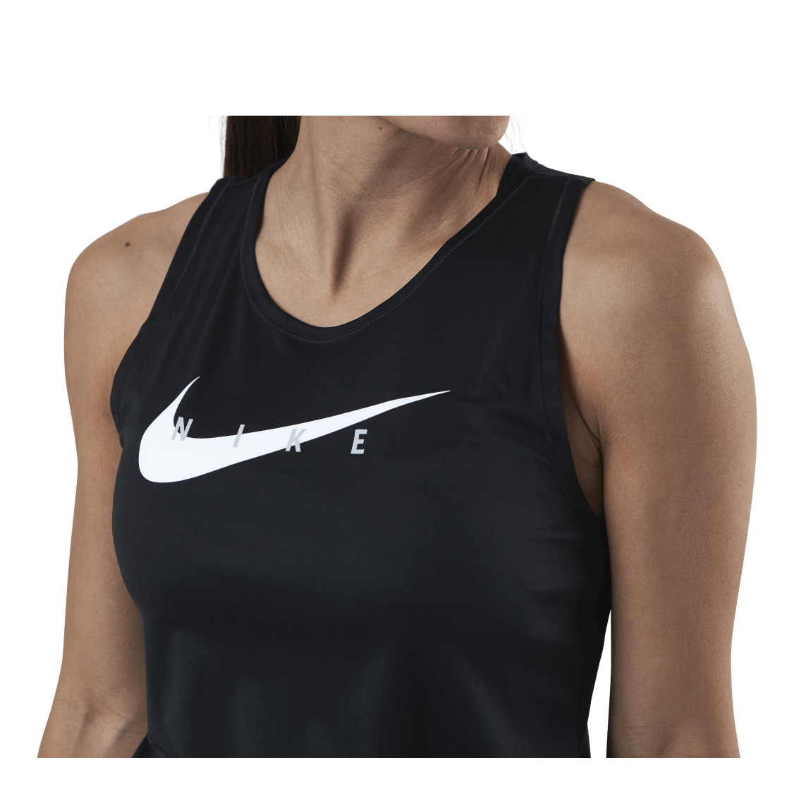 Swoosh Running Tank Black/Silver