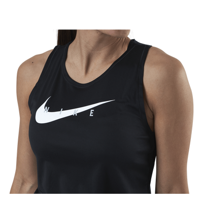 Swoosh Running Tank Black/Silver