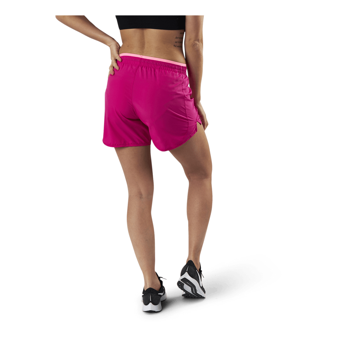 Tempo Luxe 5" Running Short Silver/Red