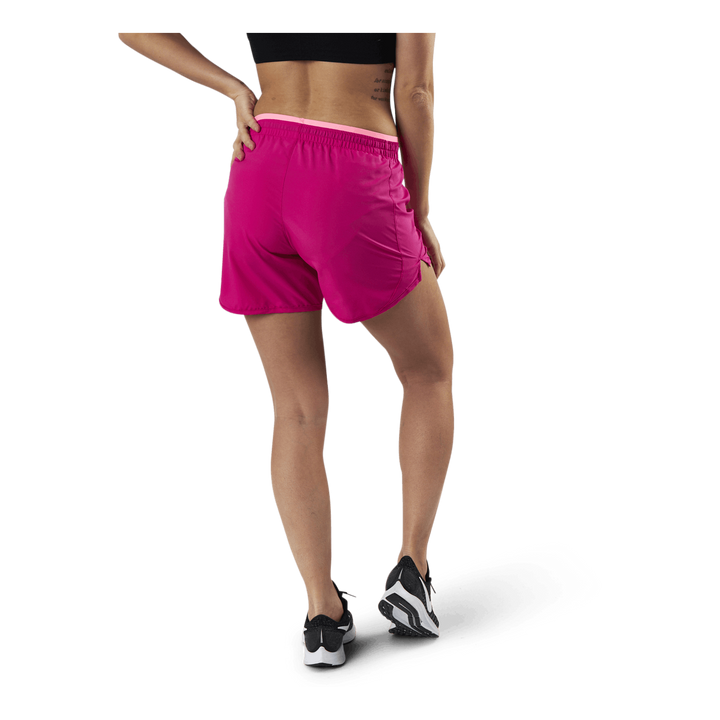 Tempo Luxe 5" Running Short Silver/Red