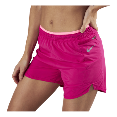 Tempo Luxe 5" Running Short Silver/Red