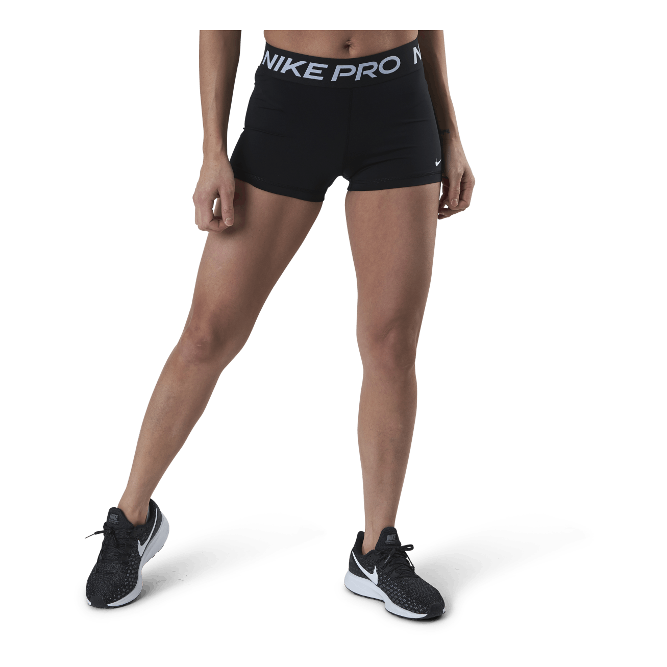 Nike Pro Women's 3" Shorts BLACK/WHITE