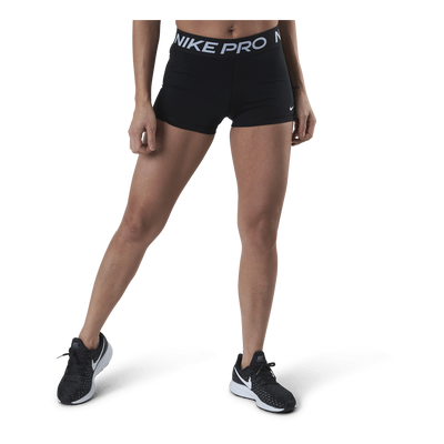 Nike Pro Women's 3" Shorts BLACK/WHITE