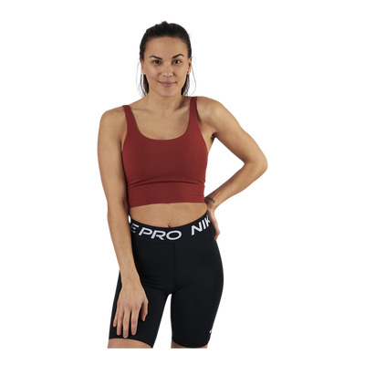 Nike Yoga Luxe Crop Top Orange