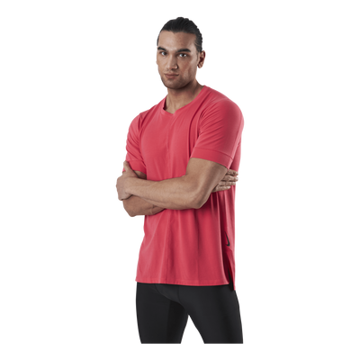 Dry Top SS Yoga Black/Red