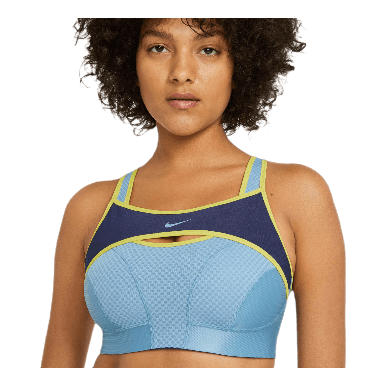 Alpha UltraBreathe Bra Blue - Nike –