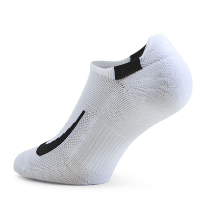 Multiplier Running No-Show Socks (2 Pairs) WHITE/BLACK