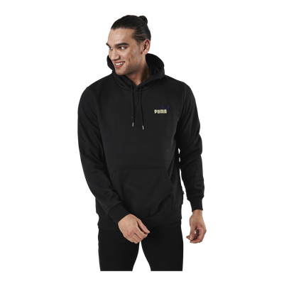 Essential Embroidery Logo Hoodie Fl Black