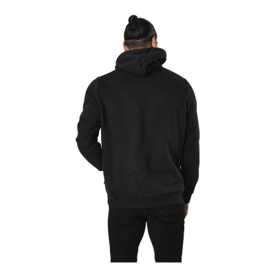 Essential Embroidery Logo Hoodie Fl Black