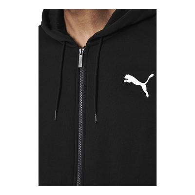 Essential Small Logo Fz Hoodie Fl Black