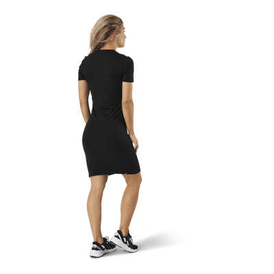 Essential Slim Tee Dress Black