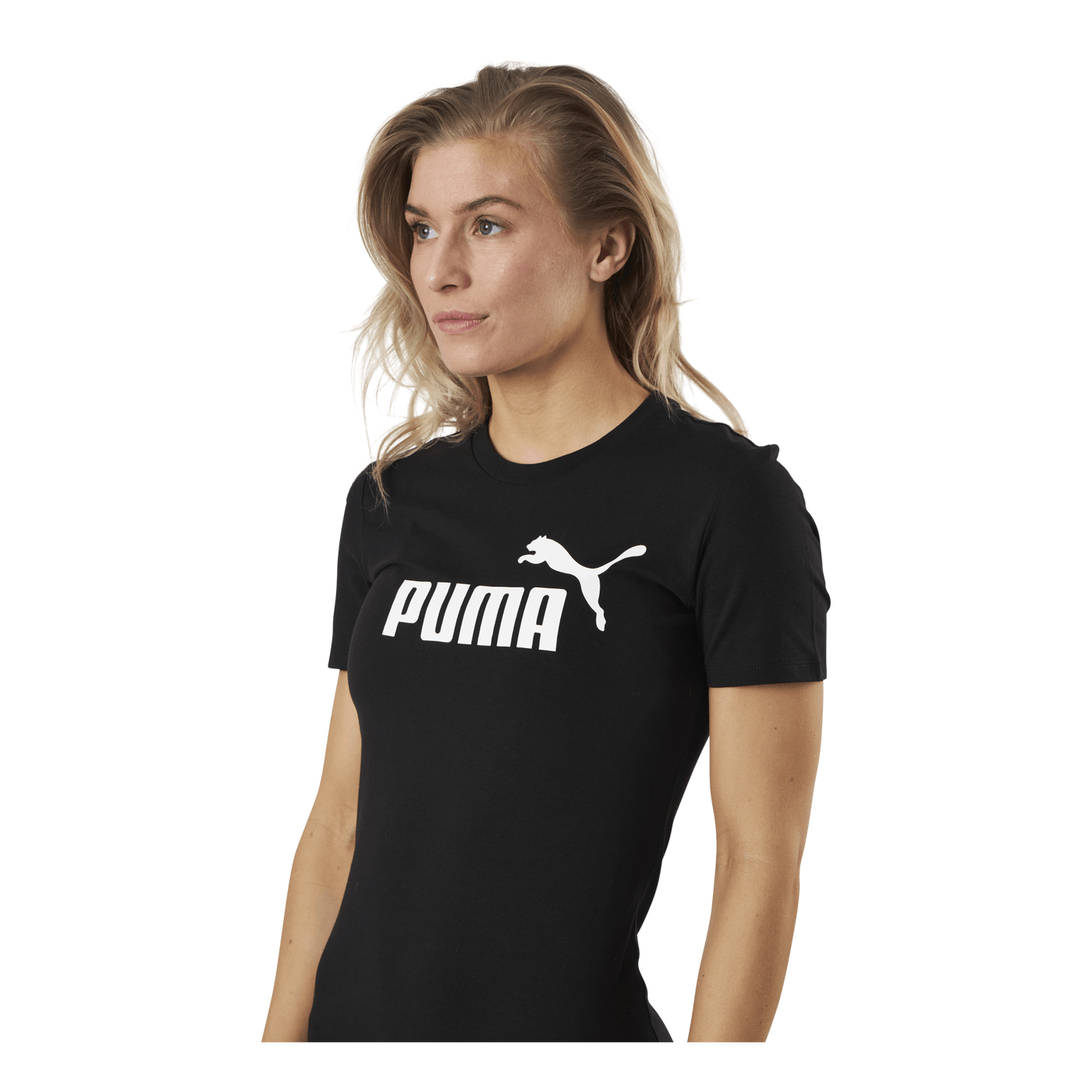 Essential Slim Tee Dress Black