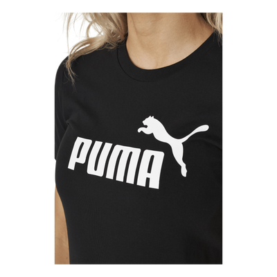 Essential Slim Tee Dress Black