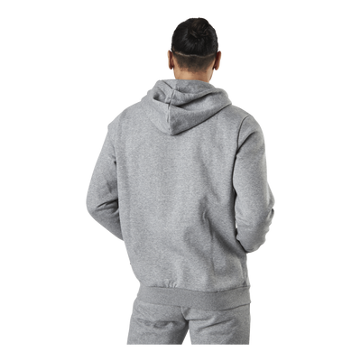 Essential Small Logo Fz Hoodie Fl Grey