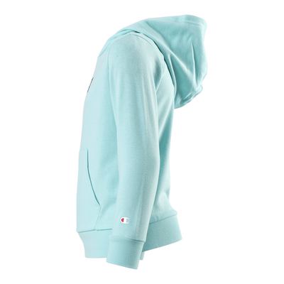 Pastel Hooded Sweatshirt Jr Turquoise