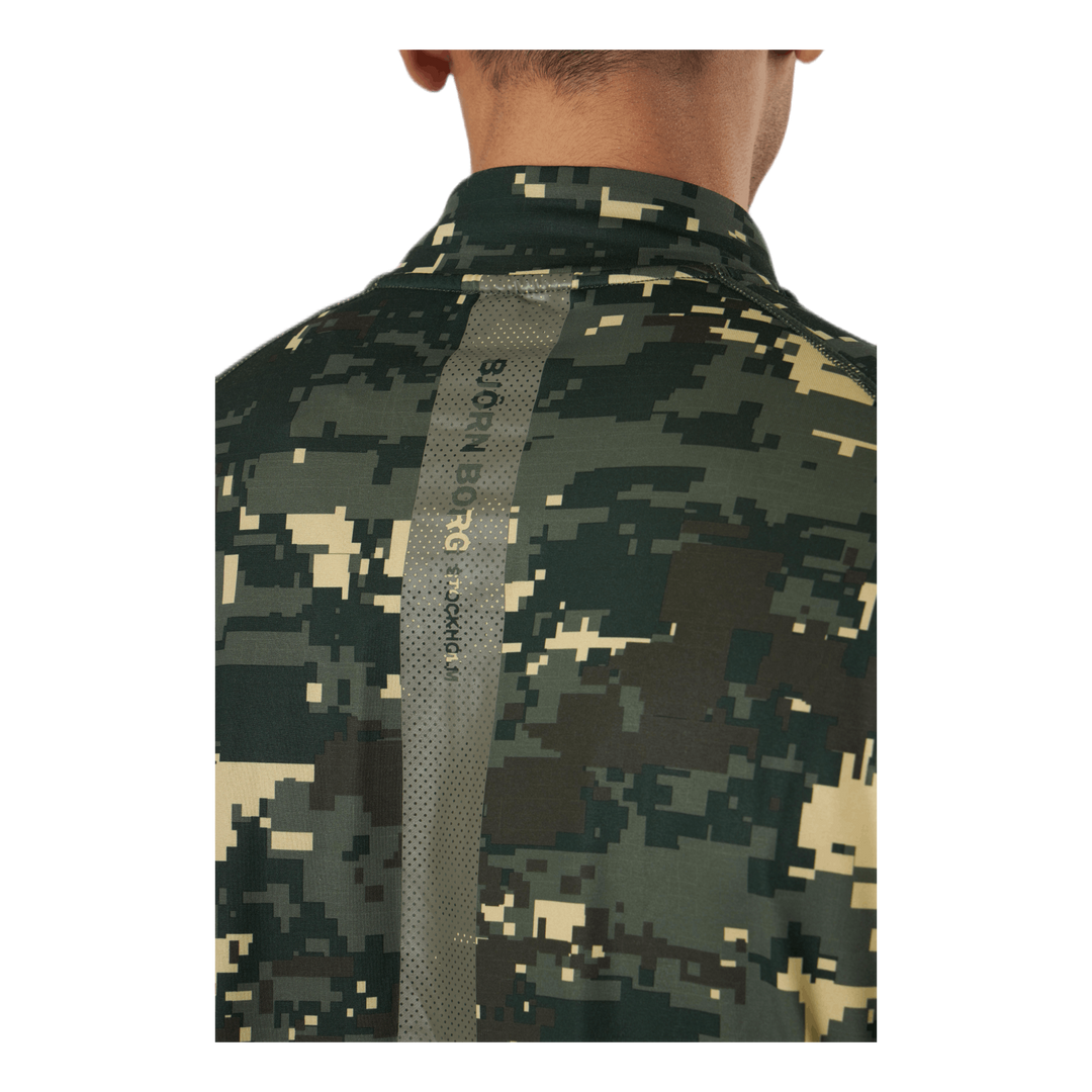 Sthlm Midlayer Half Zip Green