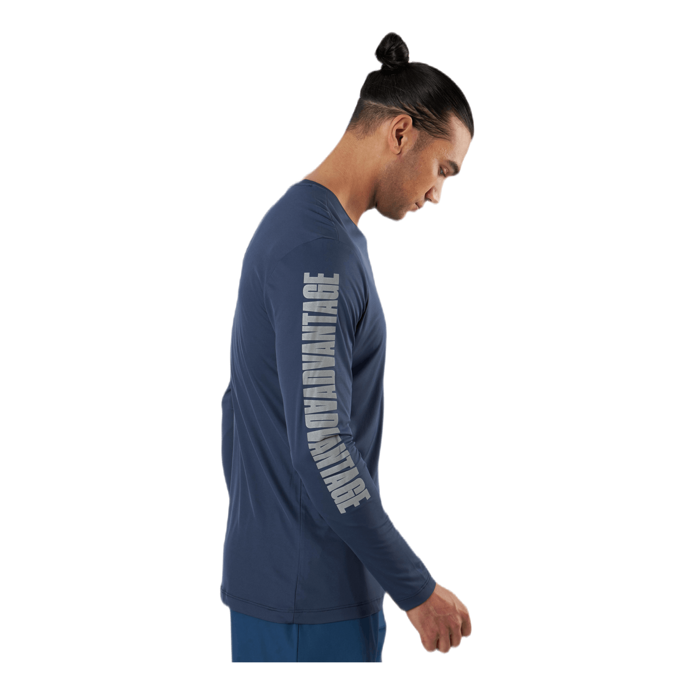 Night LS Perf Tee Blue