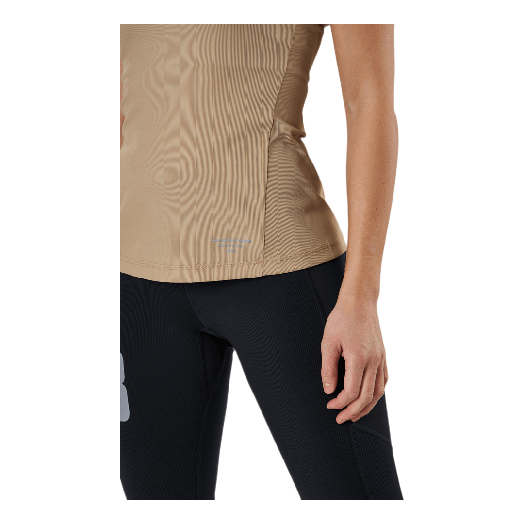 Night Rib Tank Beige