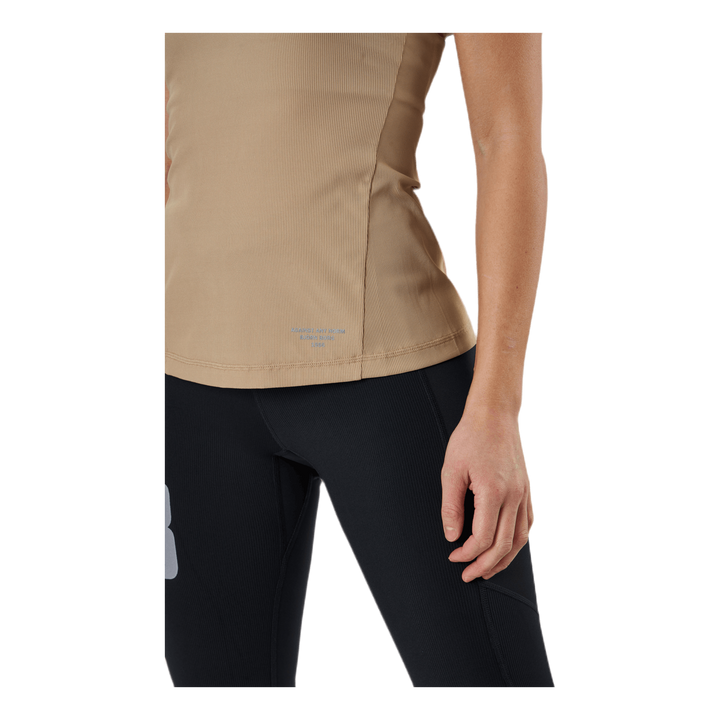 Night Rib Tank Beige