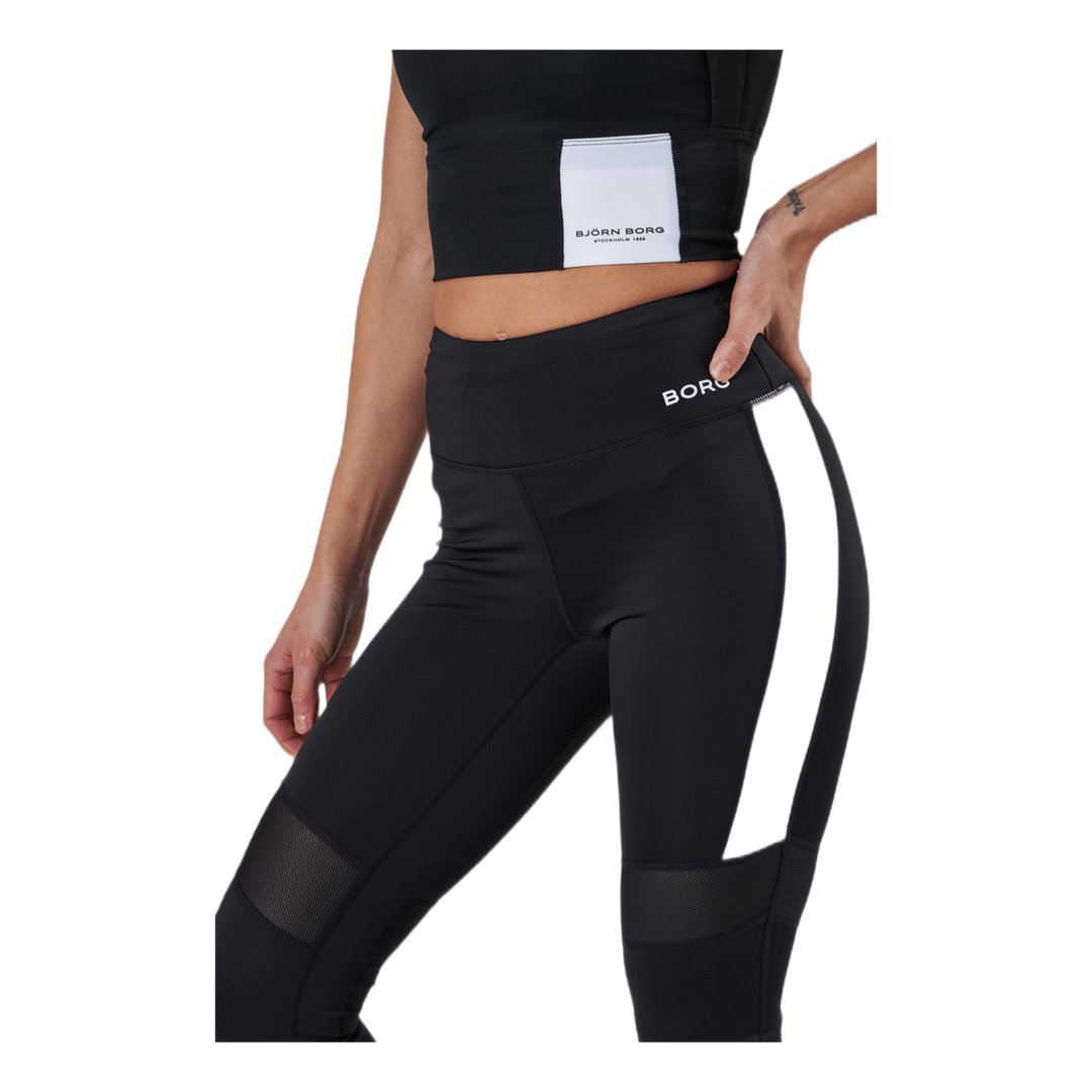 High Waist Block Tight Black