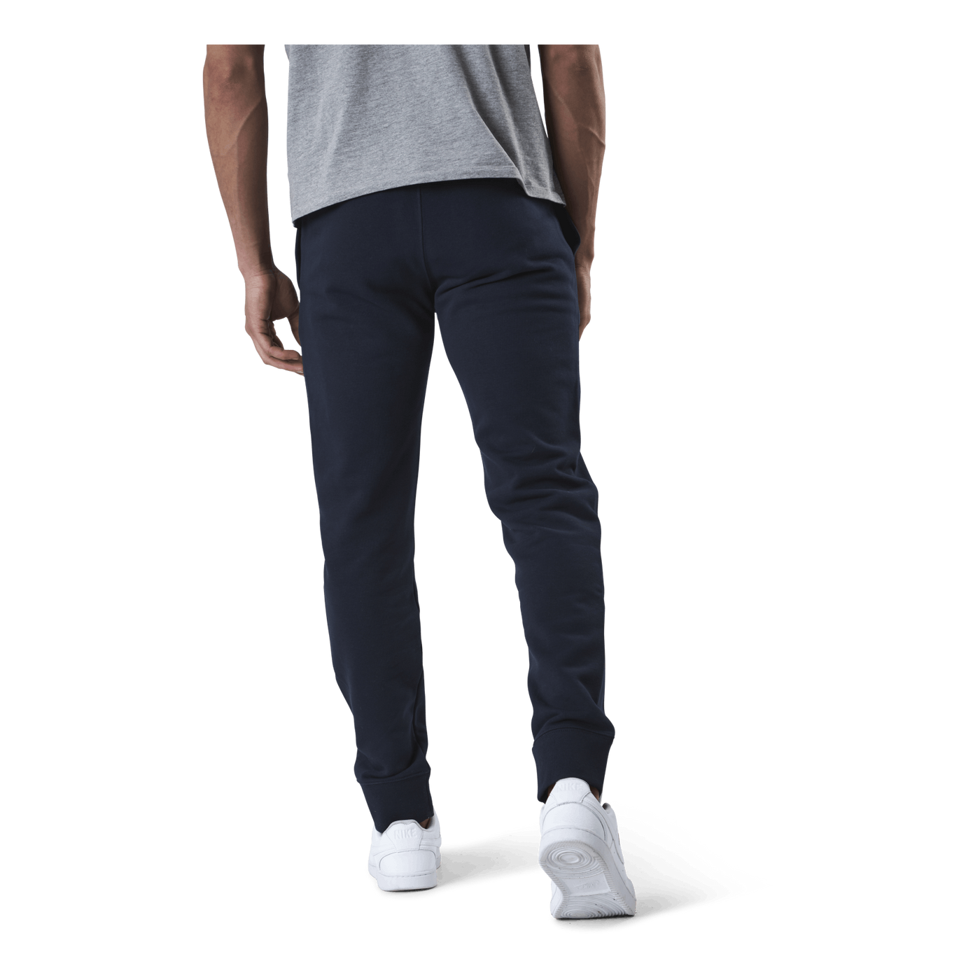 Rib Cuff Pants Blue