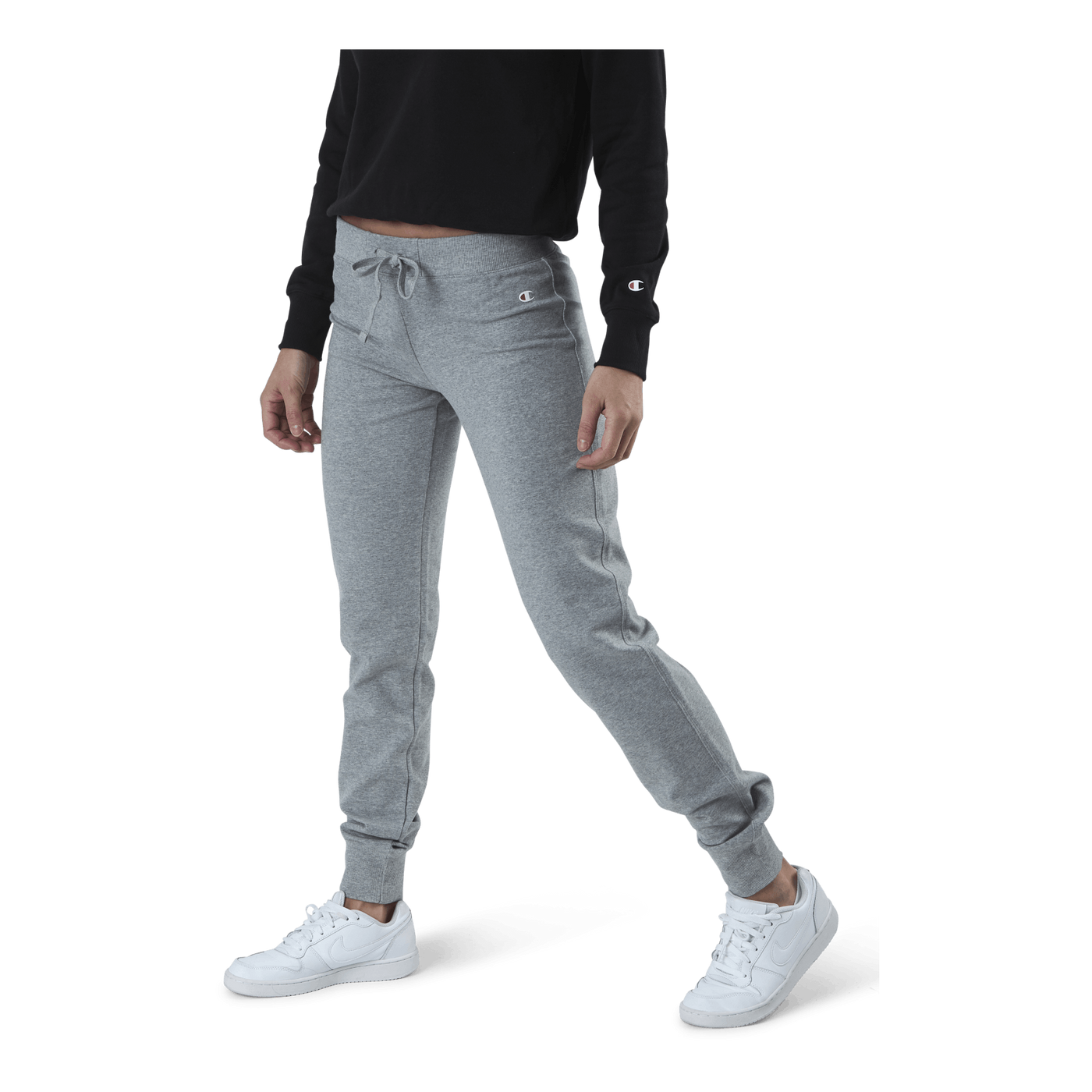 Rib Cuff Pants Grey