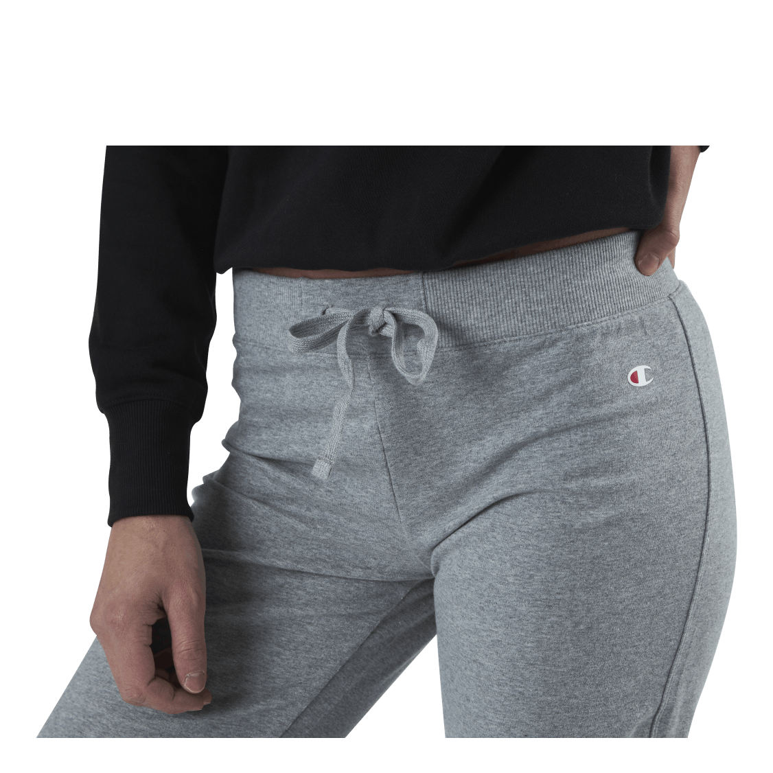 Rib Cuff Pants Grey