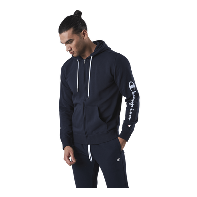 Hooded Full Zip Sweatshirt Blue