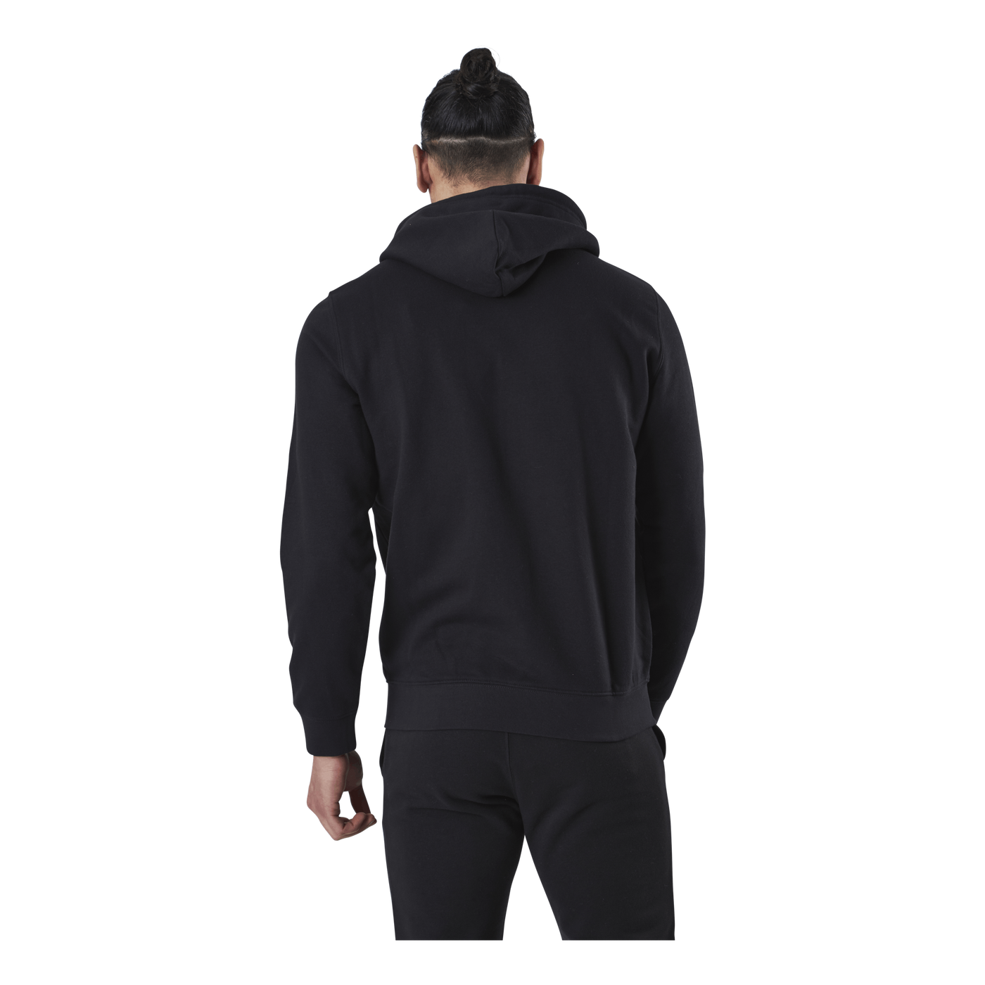 Hooded Full Zip Sweatshirt Black