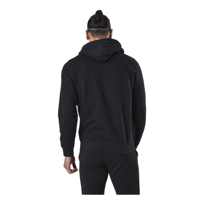 Hooded Full Zip Sweatshirt Black