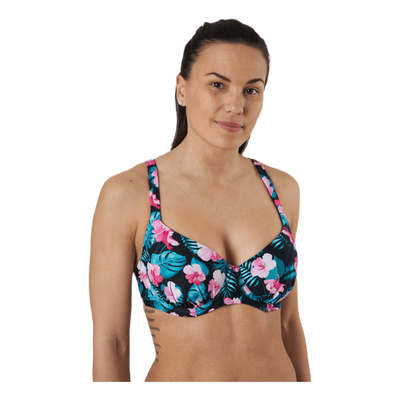 Aloha Tropica Padded Wire Bra Patterned
