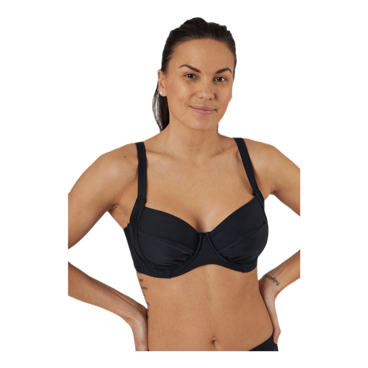 Alanya Bikini Wire Bra Black