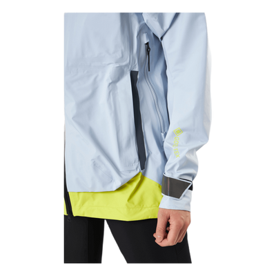 W Terrex Myshelter Gore-Tex Active Jacket Halo Blue / Acid Yellow