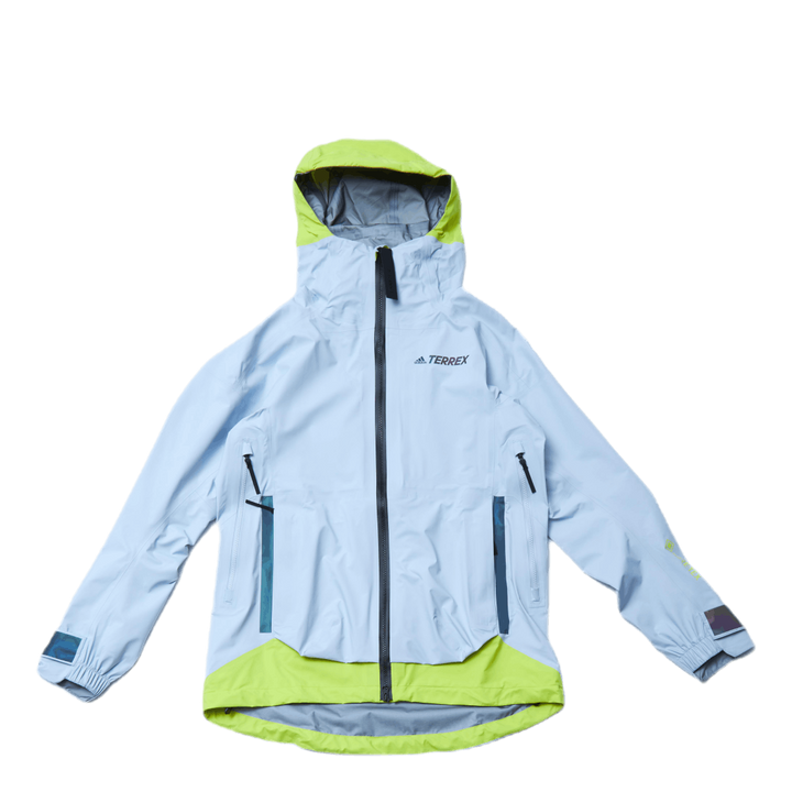 W Terrex Myshelter Gore-Tex Active Jacket Halo Blue / Acid Yellow