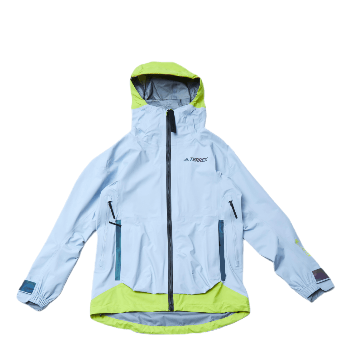 W Terrex Myshelter Gore-Tex Active Jacket Halo Blue / Acid Yellow