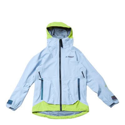 W Terrex Myshelter Gore-Tex Active Jacket Halo Blue / Acid Yellow