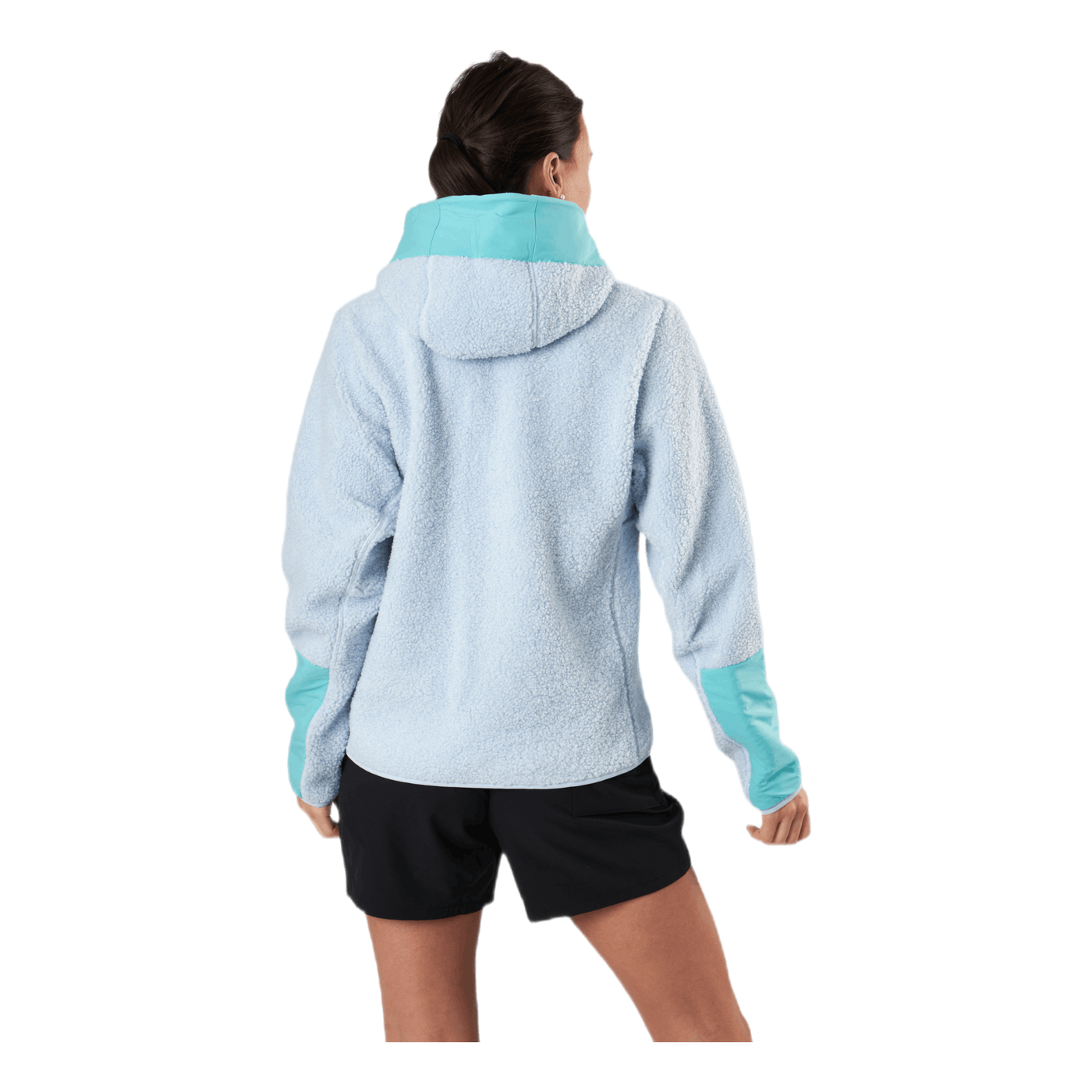 W Terrex Sherpa Fullzip Fleece Acid Mint / Halo Blue