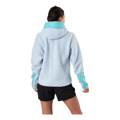 W Terrex Sherpa Fullzip Fleece Acid Mint / Halo Blue