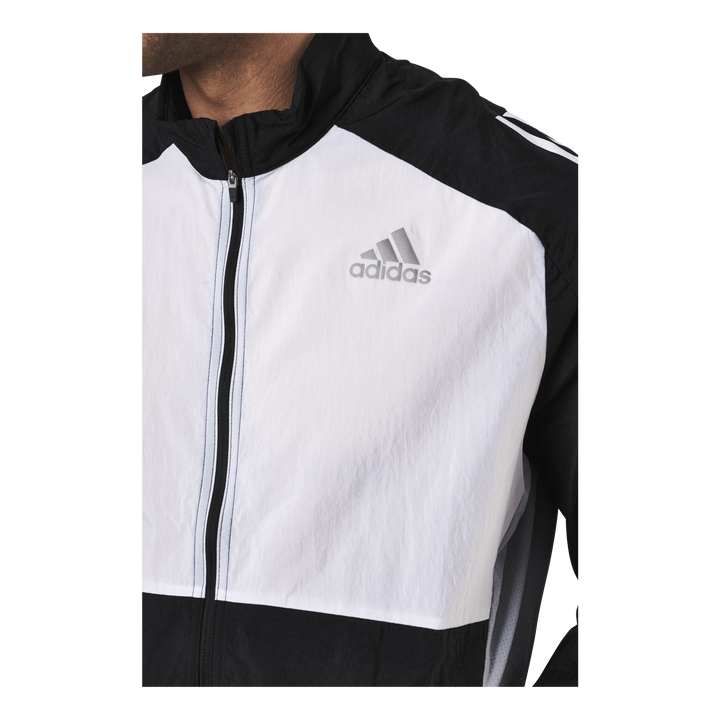 Adidas Track Jacket M Black / White / Halo Silver