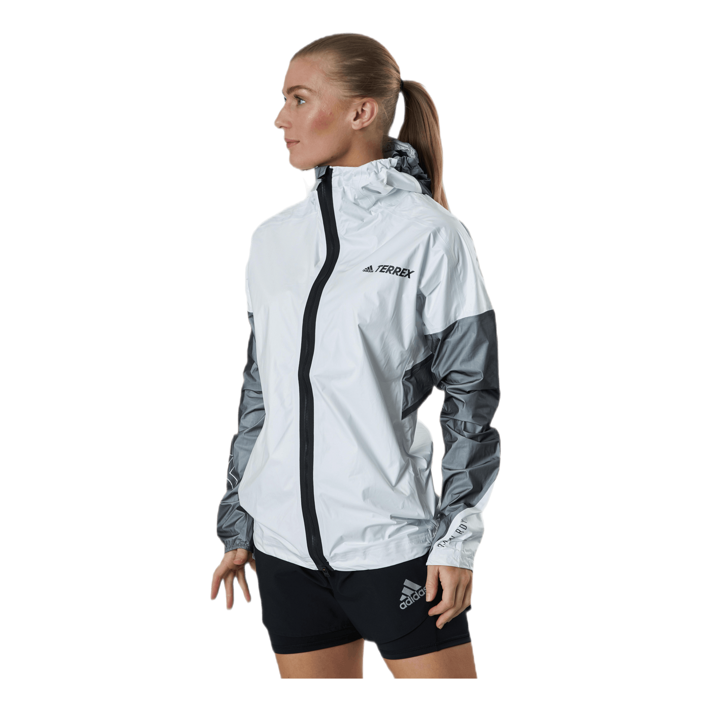 Terrex Agravic Tr Pro Rain Jacket Women White / Black