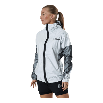 Terrex Agravic Tr Pro Rain Jacket Women White / Black