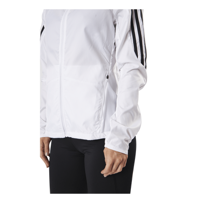 Adidas Marathon Jacket 3 Stripe Women White