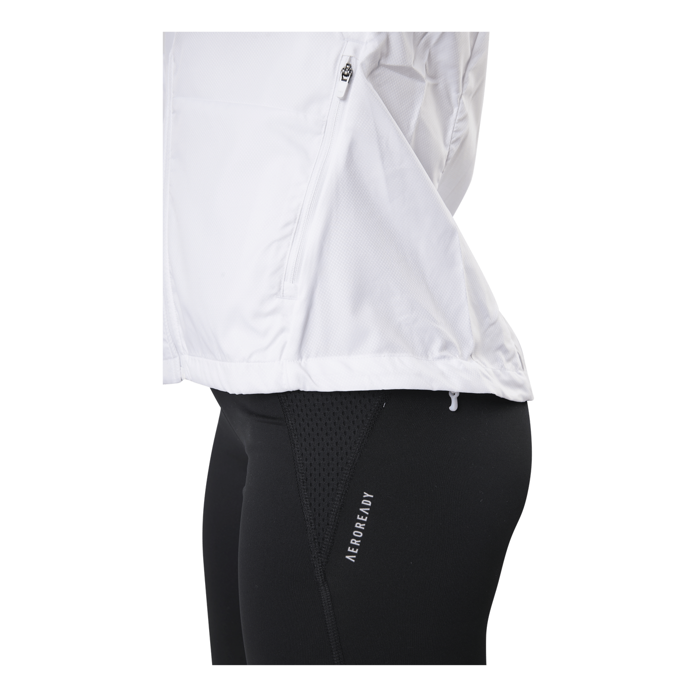 Adidas Marathon Jacket 3 Stripe Women White