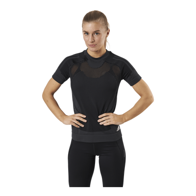 Adidas Primeknit Tee W Black / Dgh Solid Grey