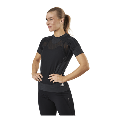 Adidas Primeknit Tee W Black / Dgh Solid Grey
