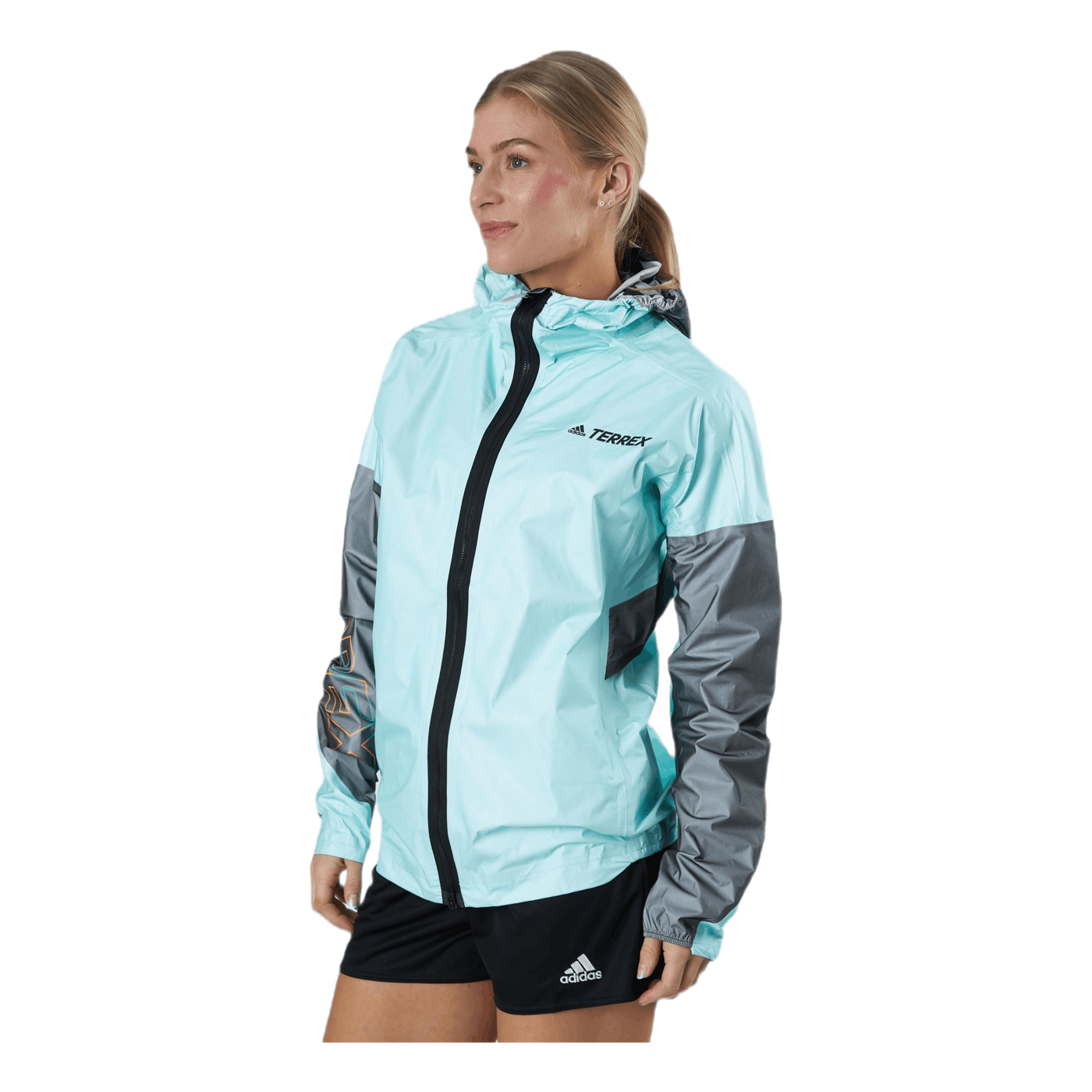 Terrex Agravic Tr Pro Rain Jacket Women Acid Mint / Black