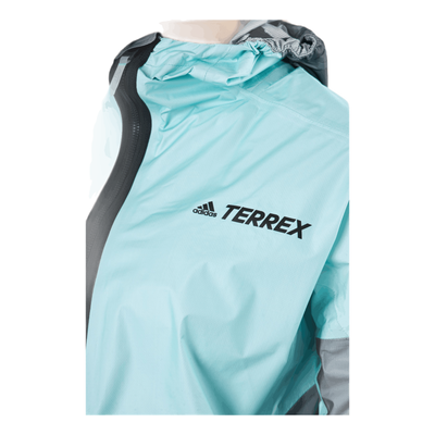 Terrex Agravic Tr Pro Rain Jacket Women Acid Mint / Black