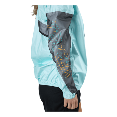 Terrex Agravic Tr Pro Rain Jacket Women Acid Mint / Black